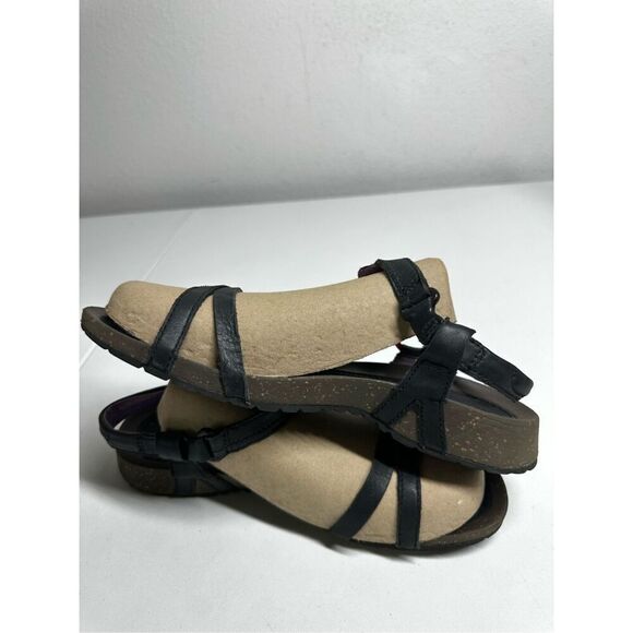 Teva Cabrillo Universal Women's Size 7 Leather Black Strappy Sandals 1002877 - Picture 5 of 13